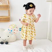 女童连衣裙夏季韩版婴儿衣服水果女宝宝童裙子ins纯棉洋气婴童装