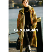 carolingian法单!小众设计重工欧版大气，长款针织外套女加厚毛衣
