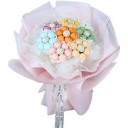棒棒糖花束diy材料全套七彩色花朵情人节制作棒棒糖手工花束材料