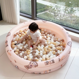 儿童室内海洋球池婴儿乐园，宝宝波波池充气海洋球家用玩具池泡泡池