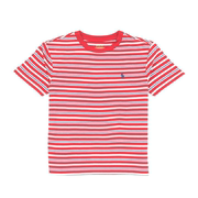 拉夫劳伦POLO RALPH LAUREN8-20男孩童装圆领条纹纯色时尚T恤短袖