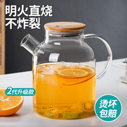 玻璃煮茶壶耐高温花茶壶泡茶家用烧水养生壶2024水果茶壶套装