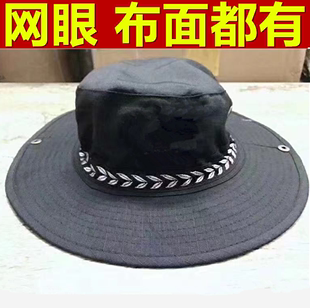单位同款纪念品速干奔尼帽渔夫帽圆边战术遮阳帽，圆帽子夏季网眼