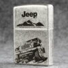 ZIPPO防风打火机古银三面蚀刻吉普车JEEP汽车 限量5000