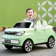 mini五菱宏光儿童电动车，四轮汽车玩具，车可坐人男女宝宝遥控车童车