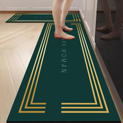 厨房地垫长条家用防滑防油耐脏脚垫吸水吸油可擦垫子进门地毯定制