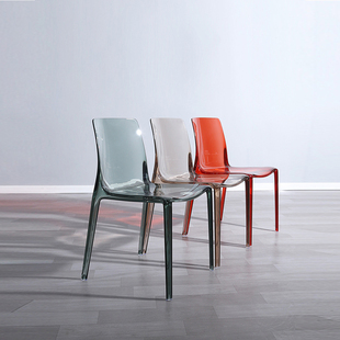 北欧创意网红设计师轻奢现代透明亚克力餐椅欧式简约新古典in凳子