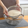不锈钢沥水篮洗小米芝麻神器过滤网米器洗米筛家用滤水洗菜漏盆