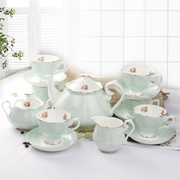 英式骨瓷咖啡杯套装 欧式下午茶具创意陶瓷简约家用茶水杯子