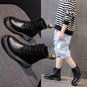 儿童夏季马丁靴2023年英伦风薄款靴子，跳舞男童短靴女童表演靴