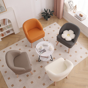 单人沙发小户型客厅，2023卧室休闲沙发休息区，接待简约懒人椅子