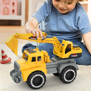 儿童玩具工程车系列挖掘机玩具车挖土车吊车翻斗车水泥搅拌车男孩
