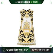 香港直邮Versace 复古巴洛克印花无袖短连衣裙 A80766A226847A700