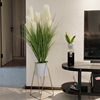 网红大芦苇草仿真花落地家居客厅，装饰假花电视柜，绿植摆件干花花束