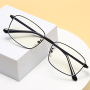 近视眼镜男女时尚全框成品近视有度数钛合金镜架防蓝光护目平光镜