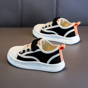 儿童帆布鞋男童鞋子2024春秋女童板鞋夏季网鞋透气童鞋网布鞋