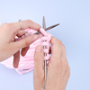 不锈钢织毛衣针打毛线针环形针循环针手工编织工具全套装棒针直针