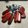 原木红木钥匙扣挂件木质创意手工 印度小叶紫檀随形木雕小手把件