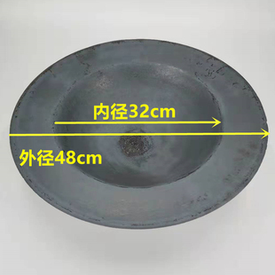 木炭铸铁盆烤火盆生铁烤火盆农村老式大铁锅铁盆家用取暖户外烧烤