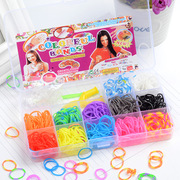 彩虹织机橡皮筋手工DIY手链套装橡皮筋 小15格皮筋套装儿童玩具