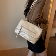 韩国流行女包包时尚百搭链条小方包高级质感单肩斜挎手提邮差包
