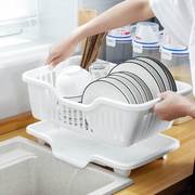 碗筷沥水篮架子碗柜碗碟盘，置物架水槽滤水台面厨房筷子勺子收纳架