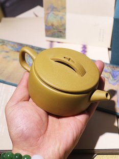 宜兴手工段泥紫砂壶，汉瓦壶大口一片瓦，150cc一个人喝茶的茶具套装