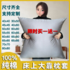 靠枕套不含芯大号沙发靠垫套50x60x60x80纯棉大尺寸床上65x65x85