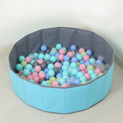 海洋洋球池儿童家用折叠球池玩具室内围栏，婴儿环保波波球游戏彩球