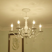 欧式水晶吊灯现代客厅，简约餐厅灯大气，美式蜡烛水晶灯简欧卧室灯具