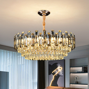 北欧轻奢水晶吊灯，2023年高端奢华客厅，灯简约现代餐厅卧室灯具