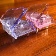 3d水晶透明立体拼图积木，益智成人男女孩，儿童玩具拼装钢琴摆件