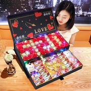 七夕情人节礼物巧克力礼盒装送女友，女生零食惊喜高档浪漫生日1盒
