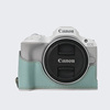 佳能R50相机保护套真皮底座r50套机R100皮套摄影包蒂芙尼蓝粉色