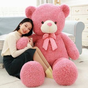 泰迪熊猫抱抱熊睡觉抱公仔毛绒玩具可爱大熊布娃娃送女生生日礼物