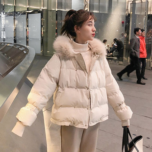 羽绒棉服女冬季2023年韩版宽松面包服棉衣加厚休闲棉袄外套女
