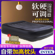 intex充气床双人家用内置电泵枕头，单人冲气床垫2代加高气垫床加厚