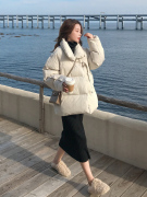反季2022年棉衣女短款韩版棉服学生时尚棉袄，冬季外套立领