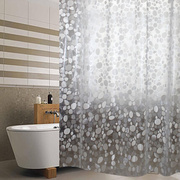 浴室浴帘加厚保暖帘子塑料，pvc环保隔断帘，防水防霉挂帘透明送挂钩