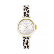 美国katespadenewyork欧美手表时尚，豹纹表带石英腕表
