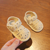 夏季一岁宝宝布鞋3-6-12月婴儿，凉鞋软底学步鞋，婴幼儿鞋子夏步前鞋