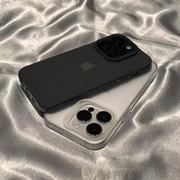 超薄磨砂黑白色适用苹果15手机壳透明iphone13保护套情侣14pro全包镜头15promax散热13pro简约12极简裸机手感