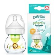 布朗博士奶瓶新生儿早产儿宽口玻璃防胀气奶瓶60ML