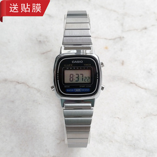 卡西欧手表女CASIO LA670WA-1 复古金属百搭学生防水数显电子表