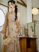复古新中式女装国风禅意，气质超仙显瘦高端精致改良日常旗袍连衣裙