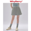 WhyBerry 23AW“城市有氧”微a百搭短裙抽绳灰色半身裙运动风