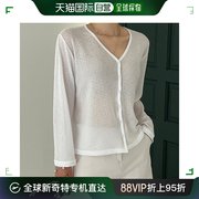 韩国直邮CHICFOX 毛衣 夏季弹力基本款开衫