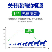 医仕高关节(高关节)生狗狗鲨鱼软骨素大型犬，金毛补钙健骨钙片狗关节软骨素