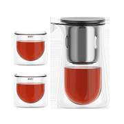 飘逸杯玻璃茶壶一键过滤泡，茶壶套装家j用耐热冲茶器磁吸茶水分