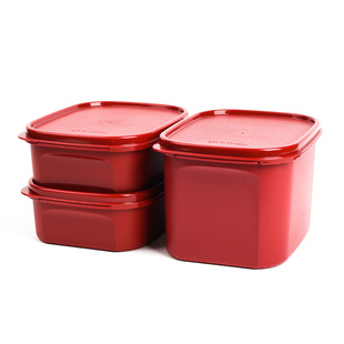 特百惠 0.85L喜洋洋腌泡箱冷藏密封收纳保鲜盒1.9L酵素泡菜盒